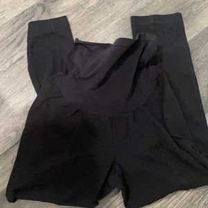 Black Motherhood maternity pants